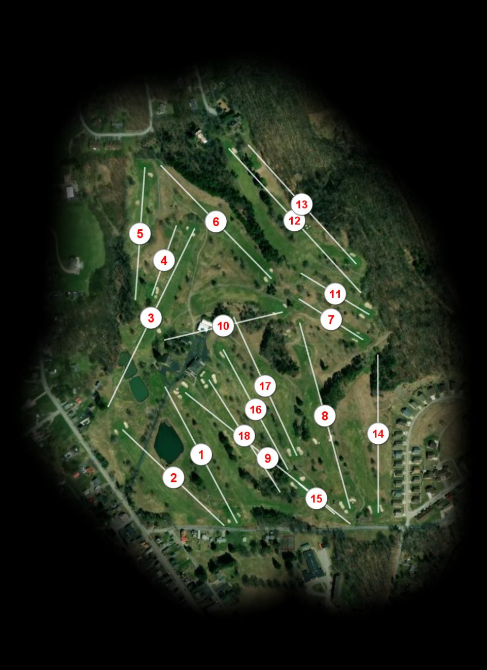 Punxsutawney Country Club course overview