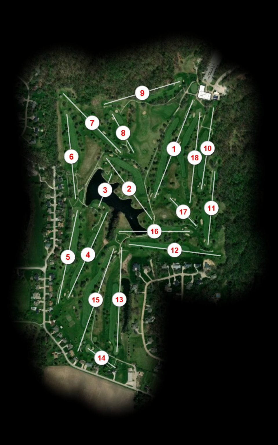 Oakwood Country Club course overview