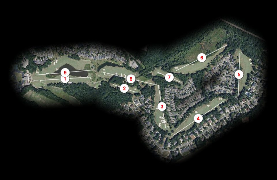 Lake nine at Eagles Landing Country Club