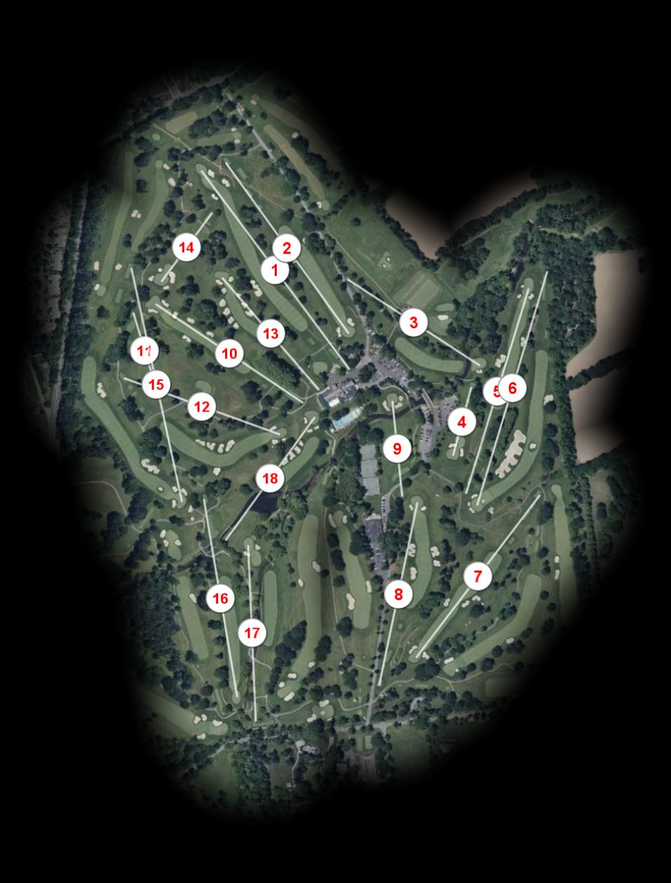 Saucon Valley Country Club Old course overview