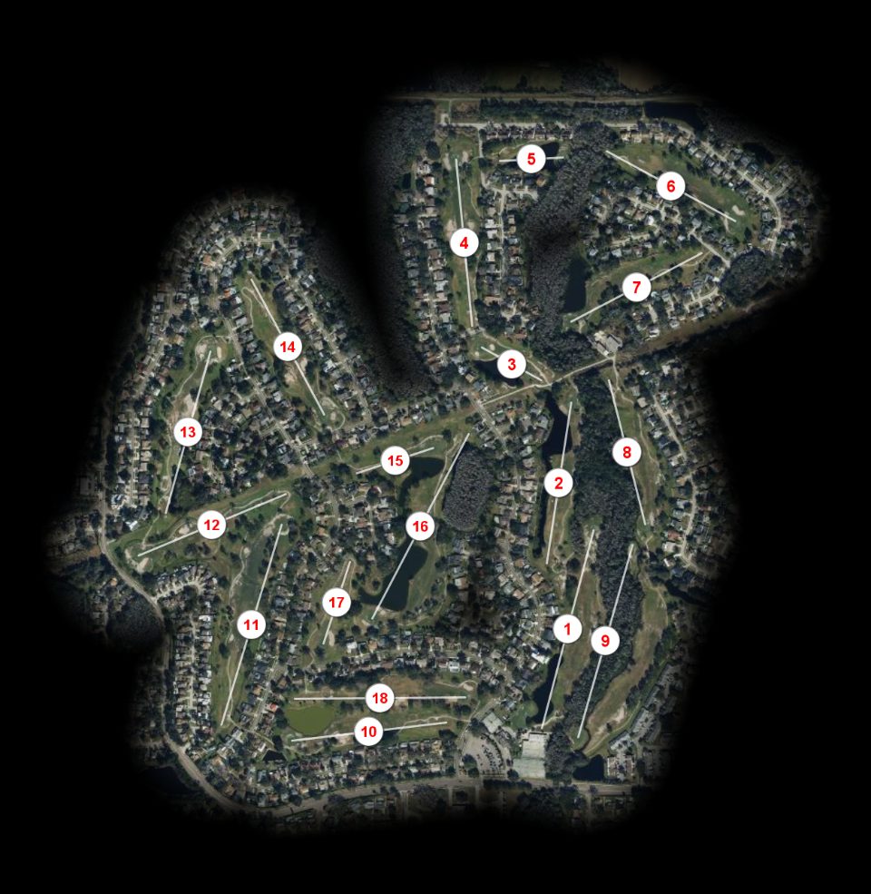 Northdale Golf & Tennis Club 18-hole course course overview