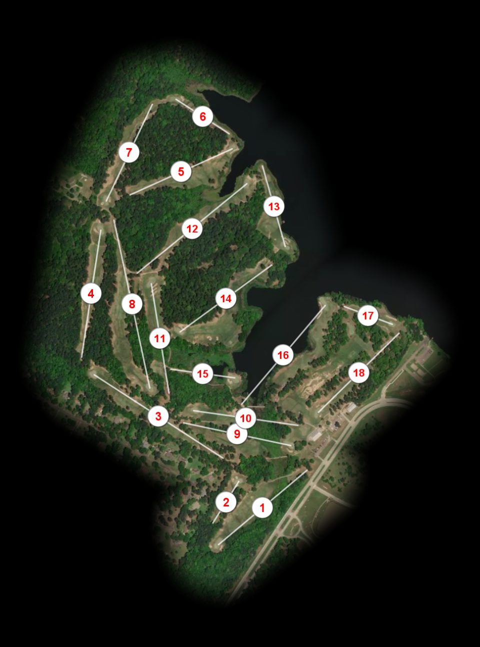 Texarkana Golf Ranch course overview