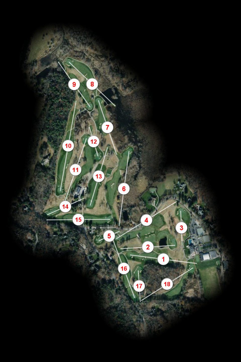 Dedham Country & Polo Club course overview