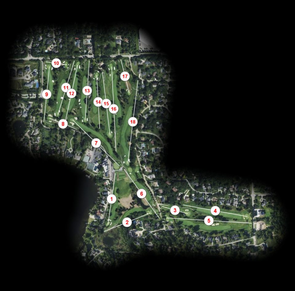 Forest Lake Country Club course overview