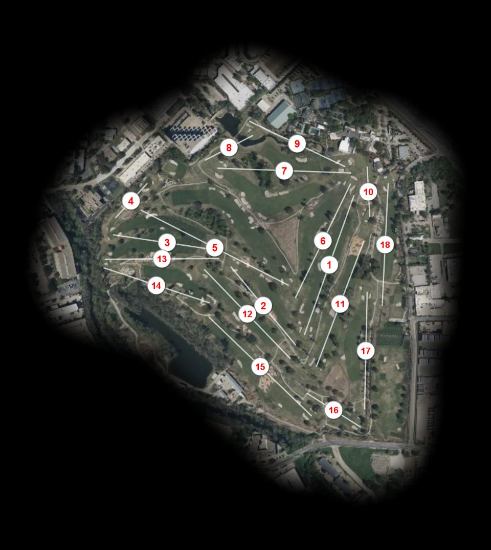 Brook Hollow Golf Club course overview