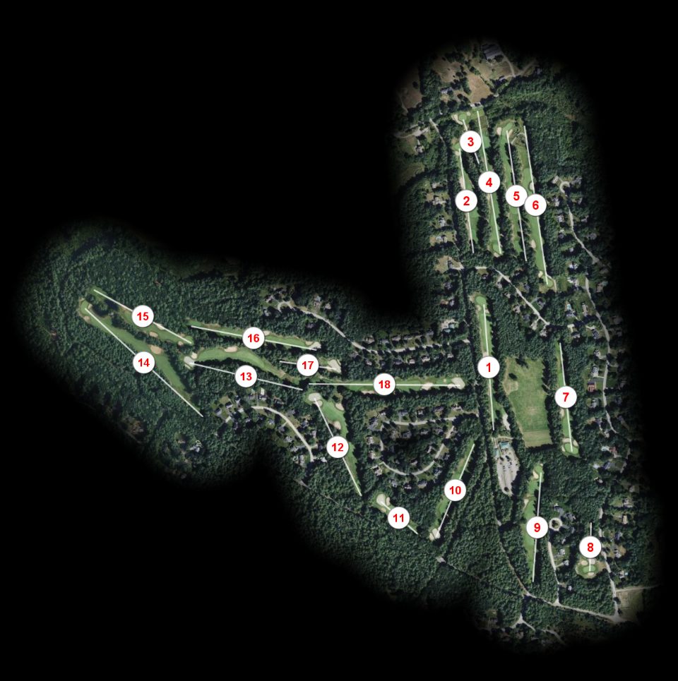 Souhegan Woods Golf Club course overview