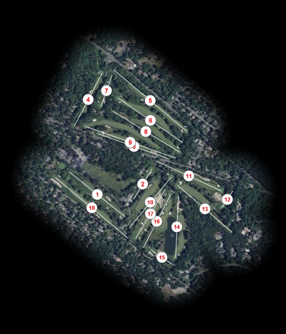 Medford Lakes Country Club course overview