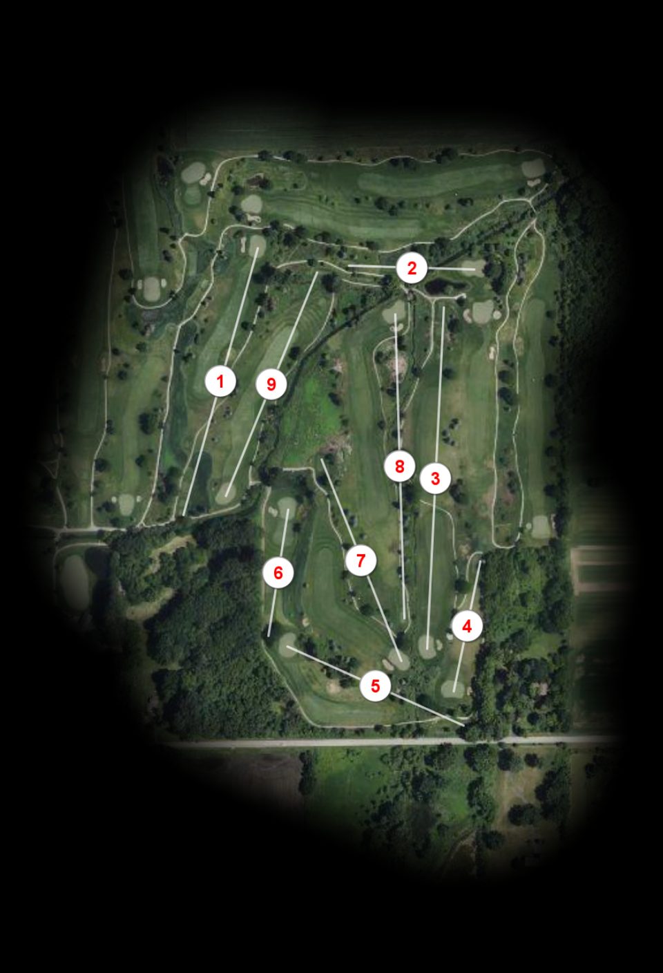 Creekside nine at Boone Creek Golf Club