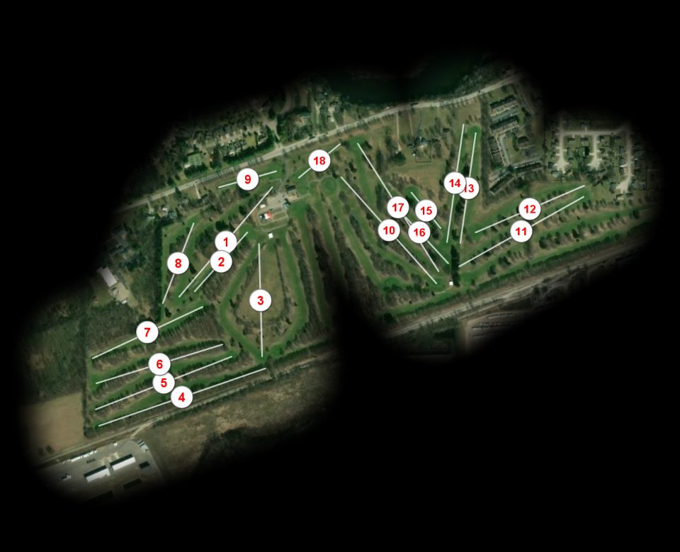 Raber Golf Club Red/Blue course overview