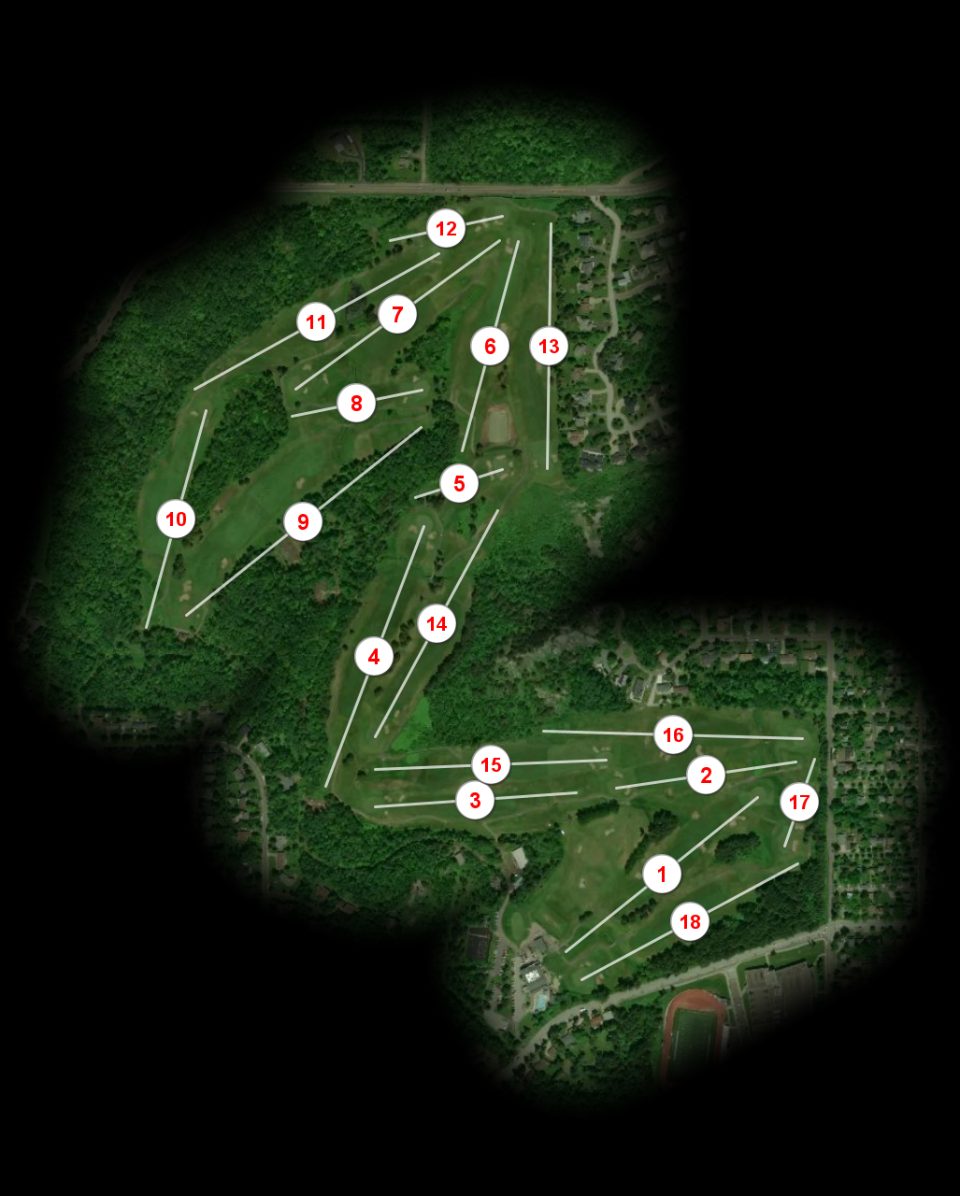 Northland Country Club course overview