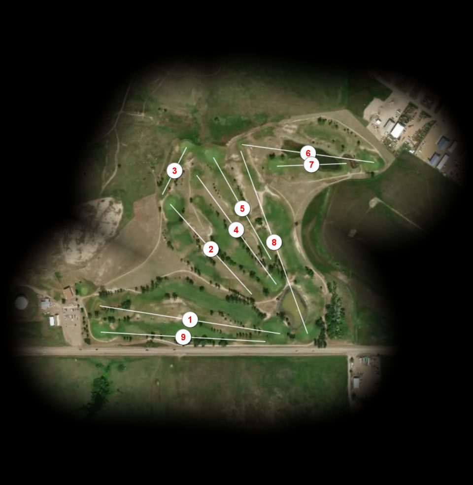 Williston Municipal Golf Club course overview