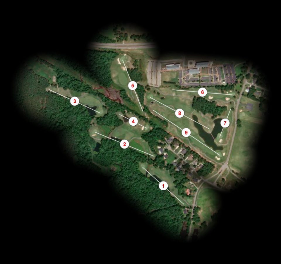 White nine at Keith Hills Golf Course