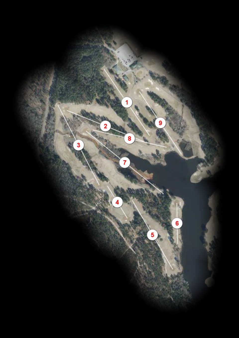 Lakeview nine at Gordon Lakes Golf Course