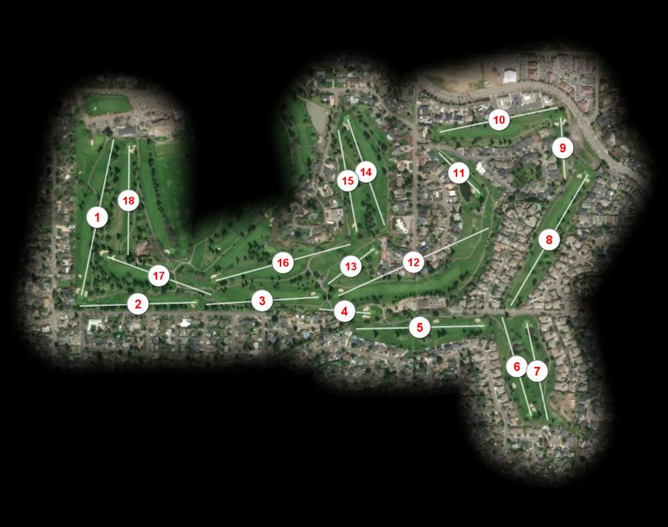 Rogue Valley Country Club course overview