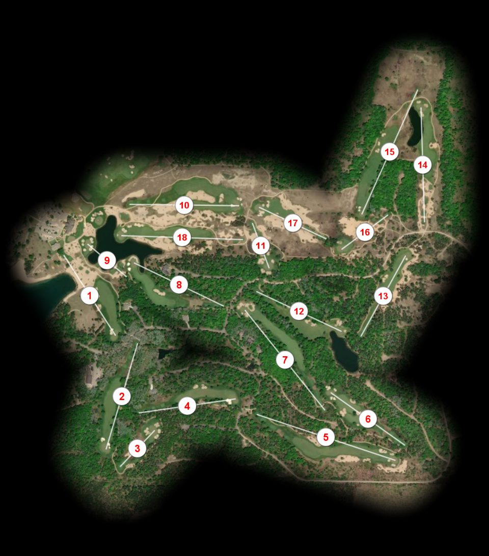 Forest Dunes Golf Club course overview