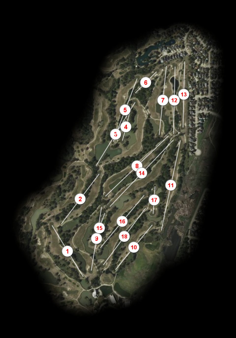Indian Creek Golf Club Lakes course overview
