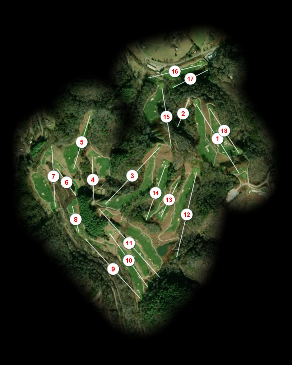 Sequoyah National Golf Club course overview