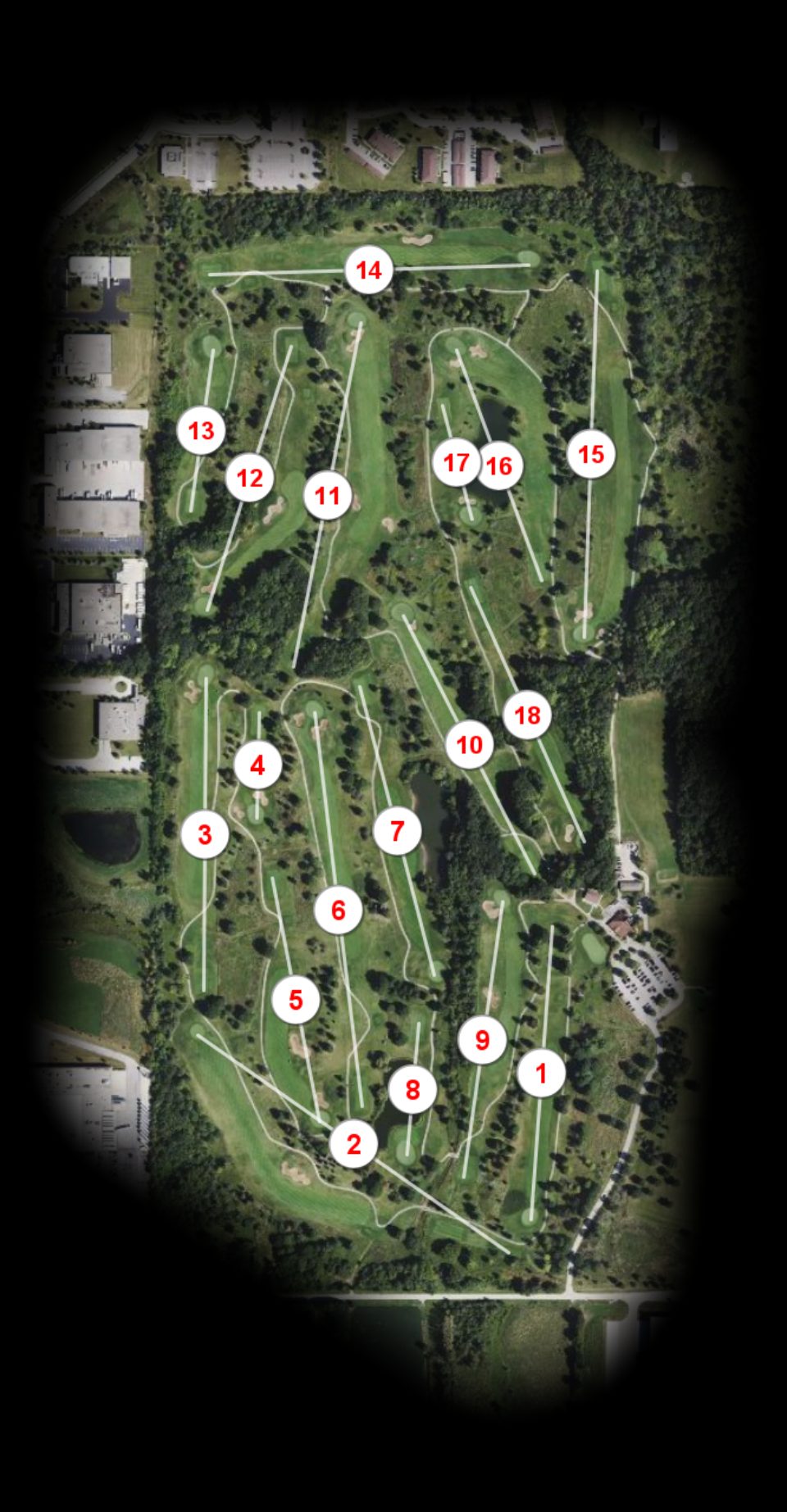 Oakwood Park Golf Course course overview