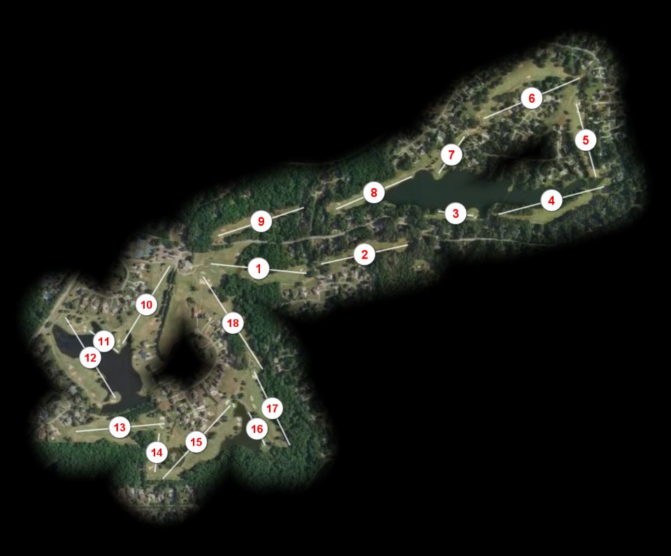 Whitewater Country Club Palmer course overview