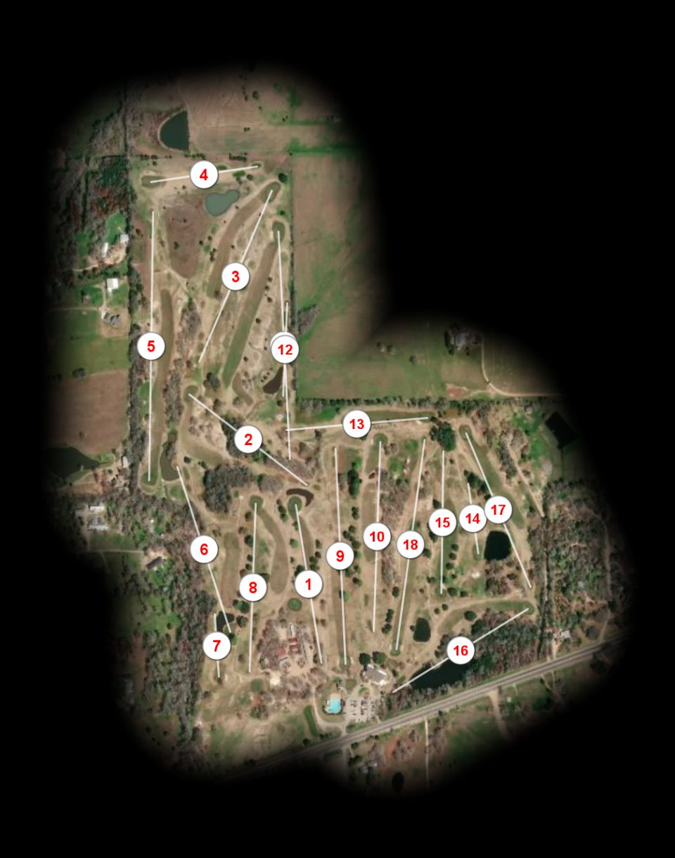 Brenham Country Club course overview