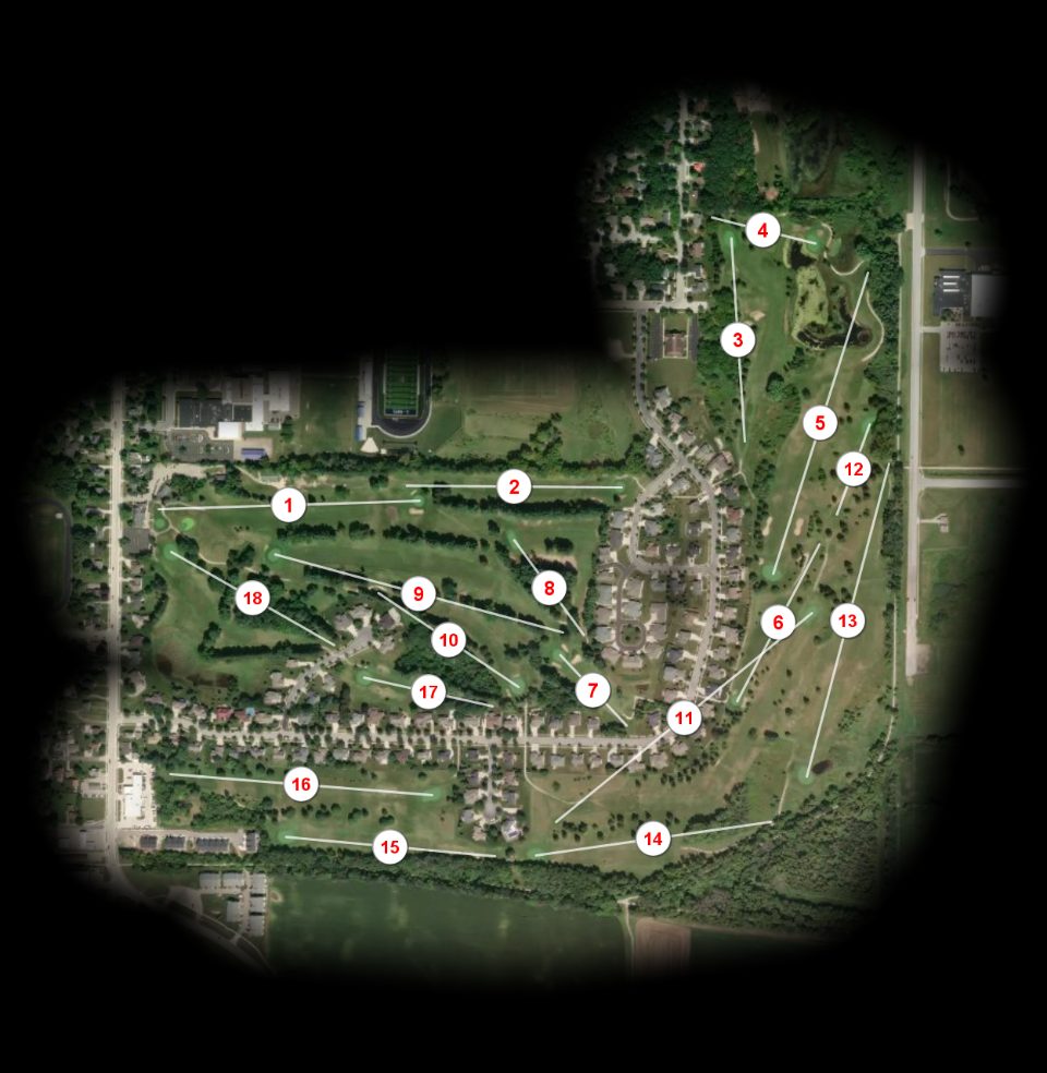 Lake Mills Golf Club course overview