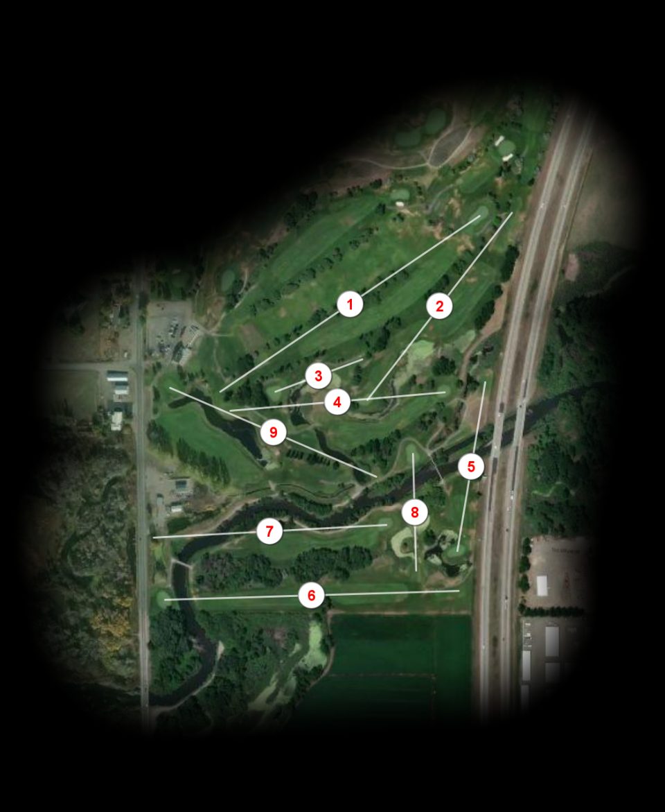 South nine at Teton Lakes Golf Course