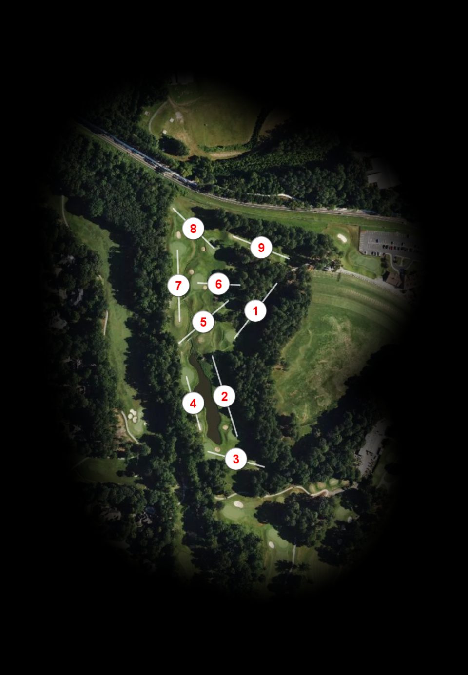 RiverPines Golf Par 3 course overview