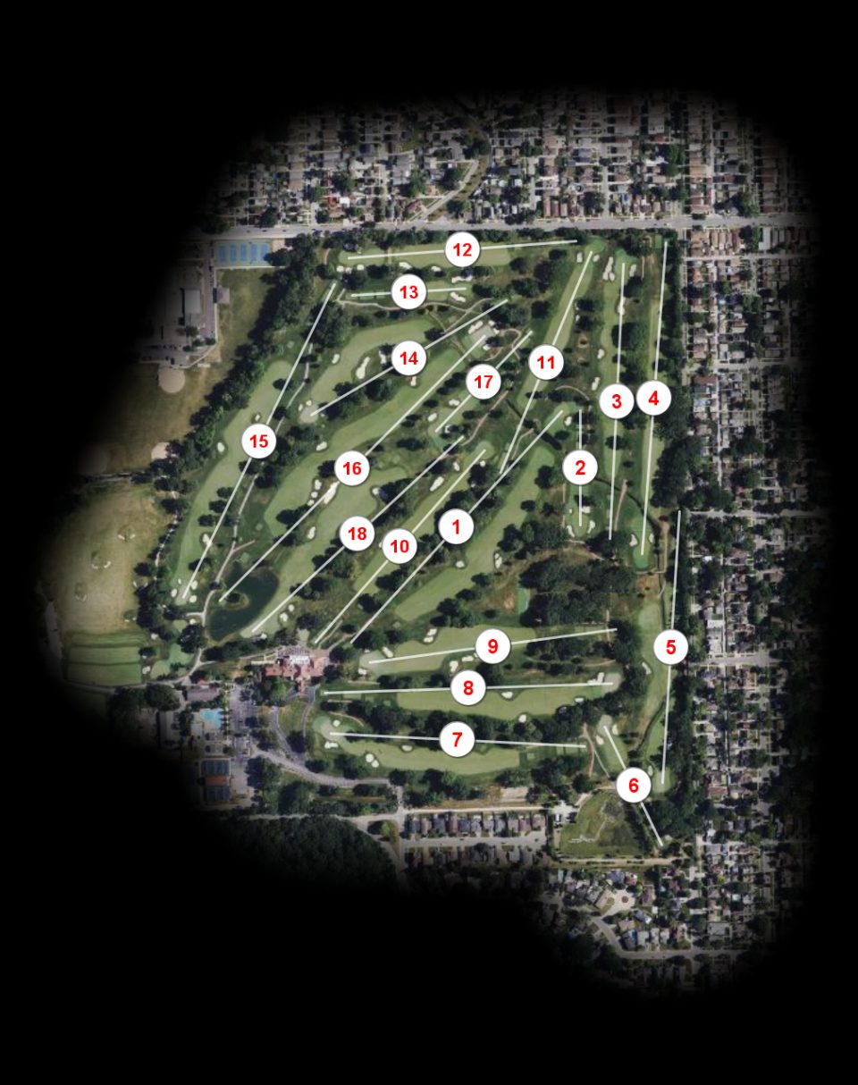 Oak Park Country Club course overview