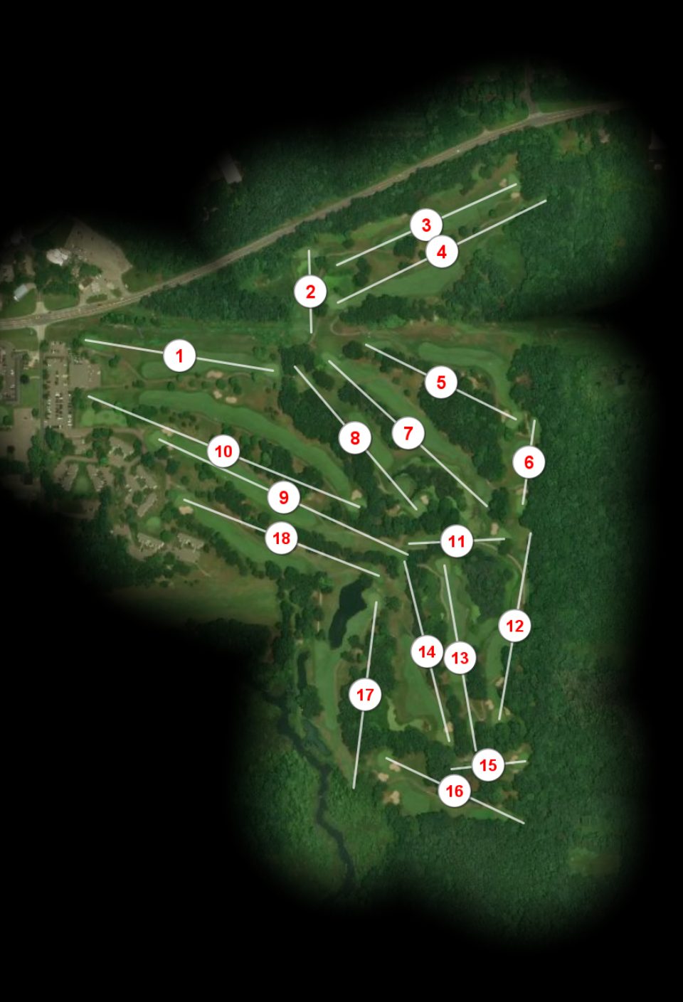 Gull Lake View Resort East course overview