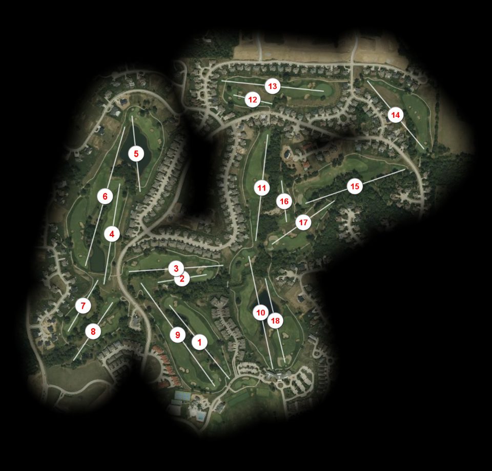 Old Hawthorne golf club course overview