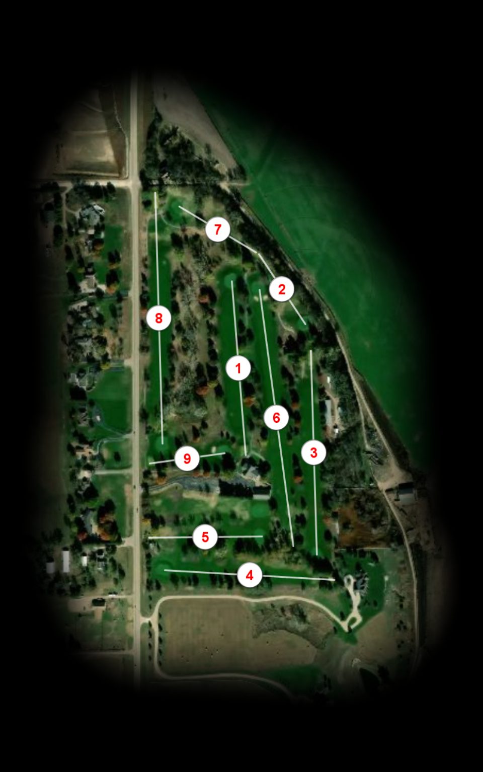Clay Center Country Club course overview