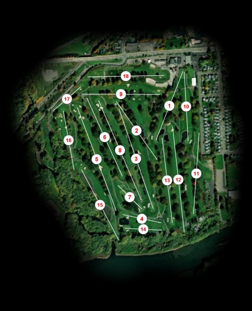 En Joie Golf Club course overview