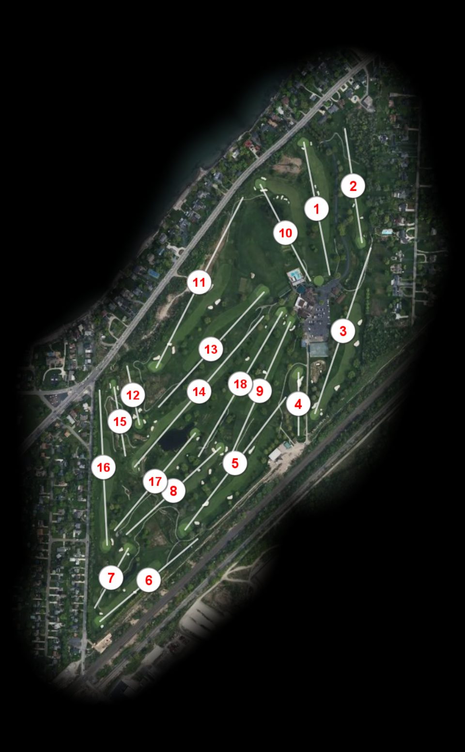Wanakah Country Club course overview