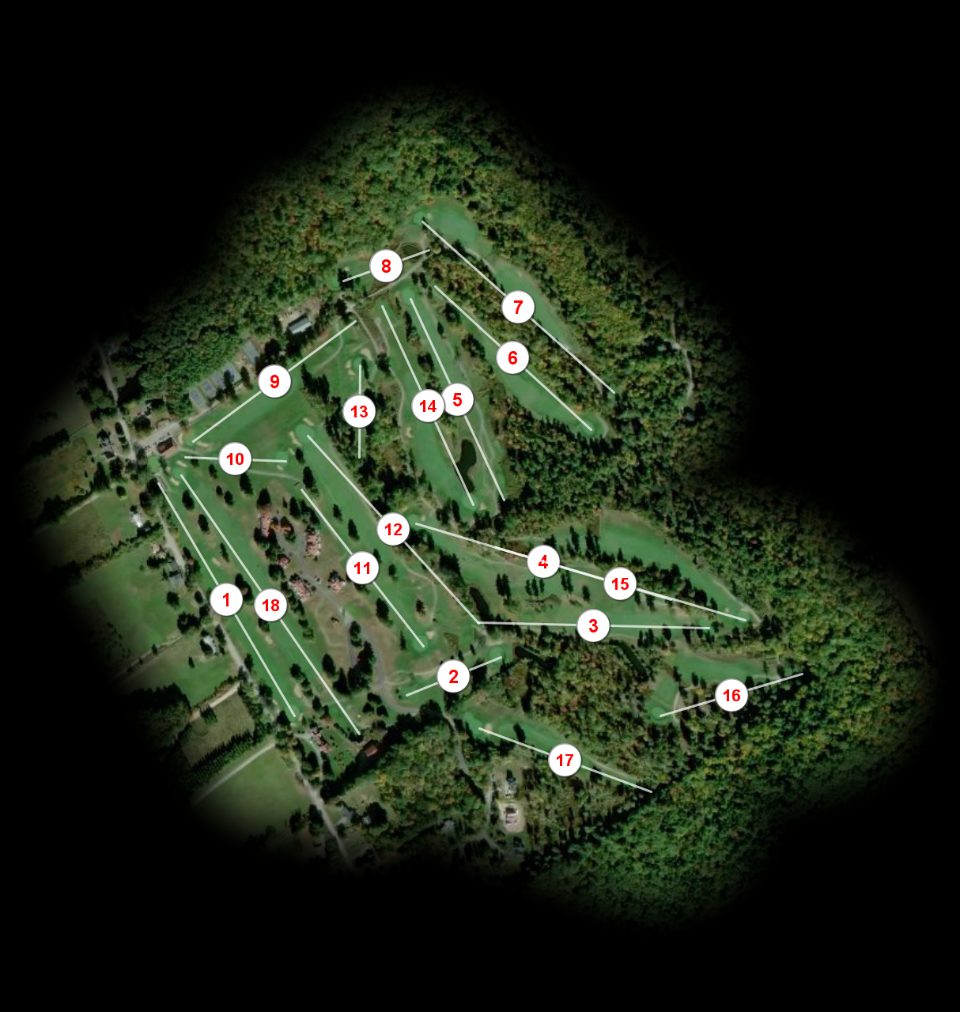 Bridgton Highlands Country Club course overview