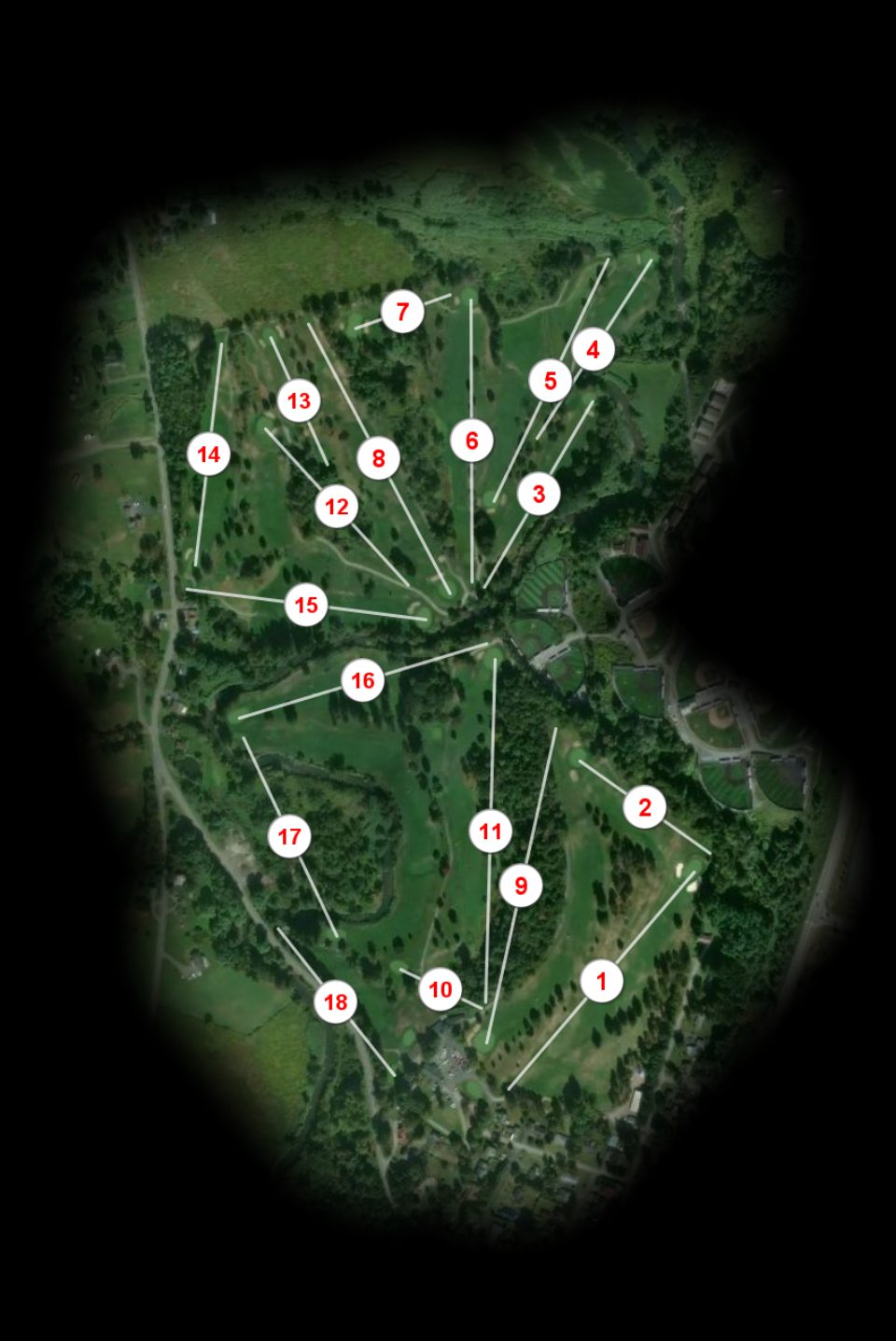 Oneonta Country Club course overview