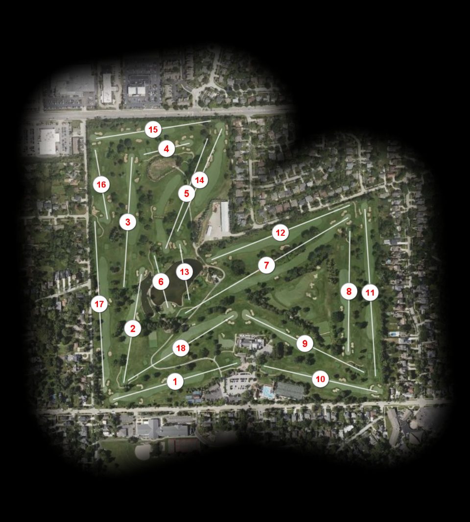 Hinsdale Golf Club course overview