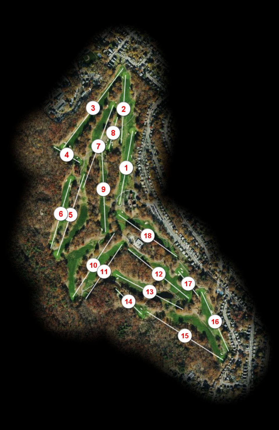 George Wright Golf Course course overview