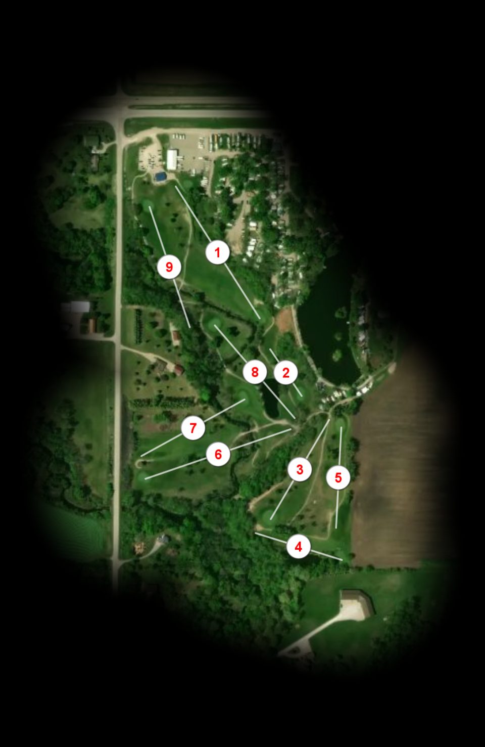 Twin Anchors Golf Club course overview