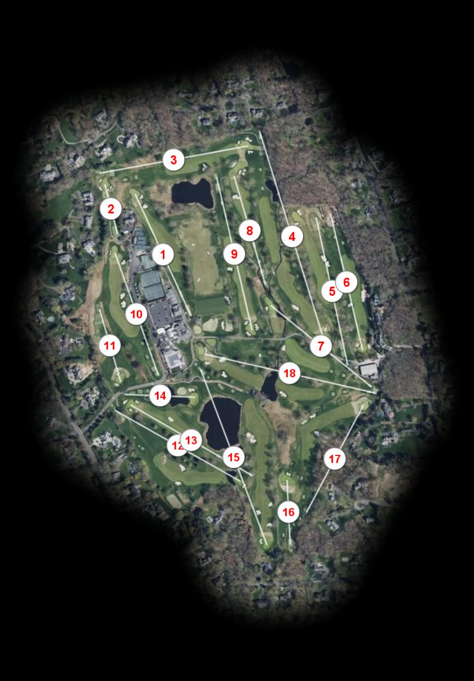 Country Club of Darien course overview