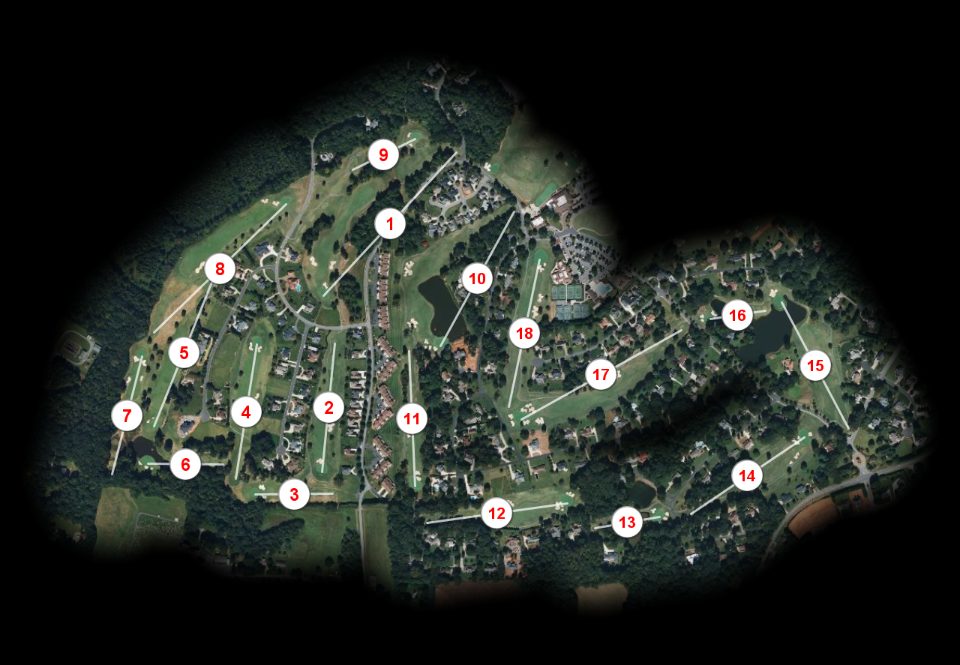 Rock Barn Country Club Jackson course overview