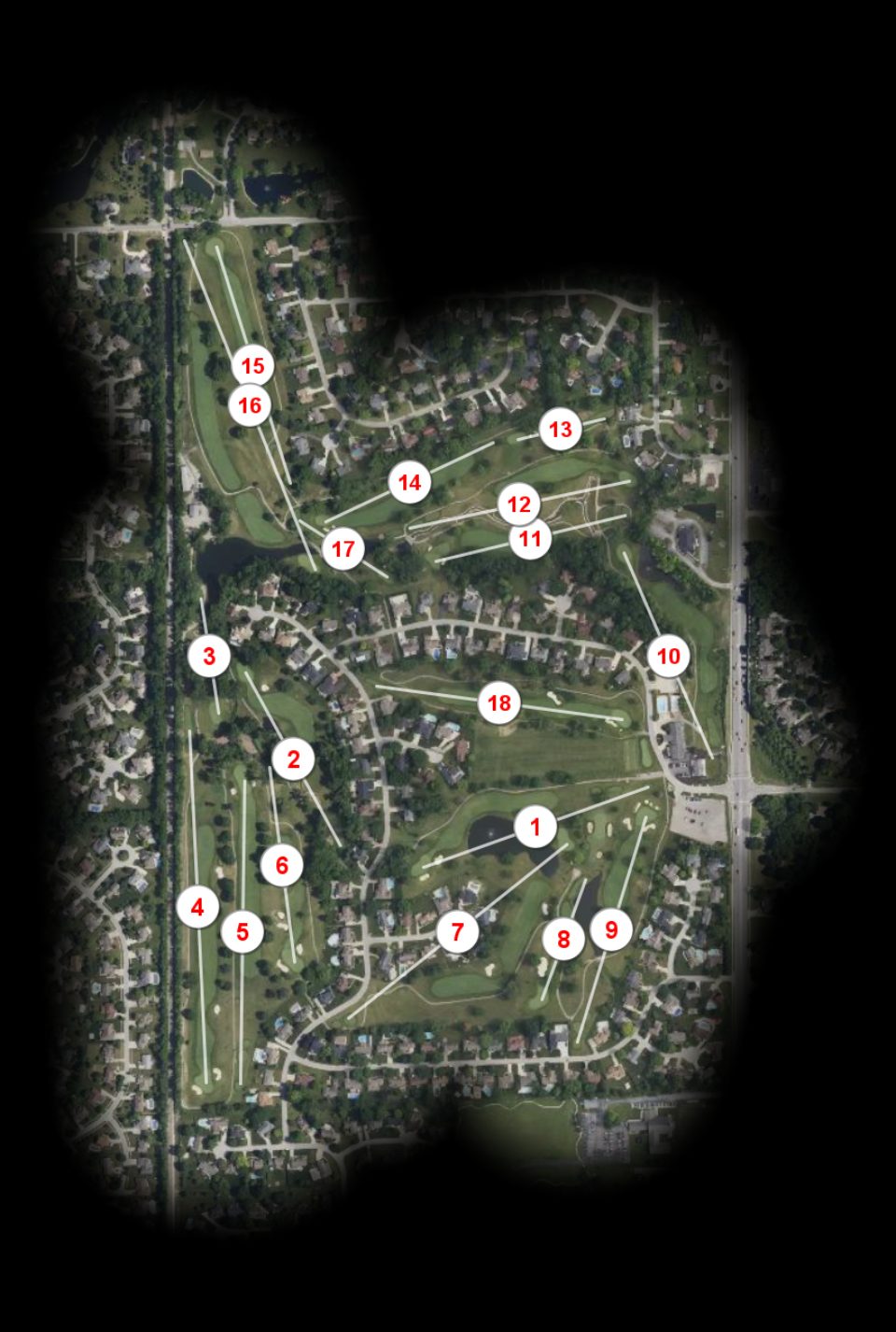 Dyes Walk Country Club course overview