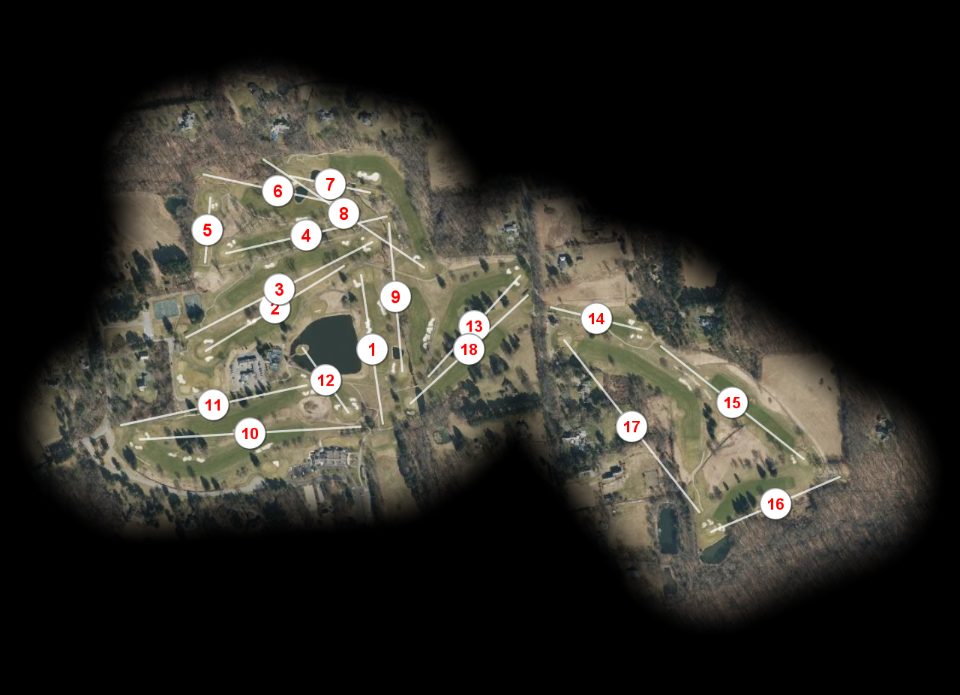 Mendham Golf & Tennis Club course overview