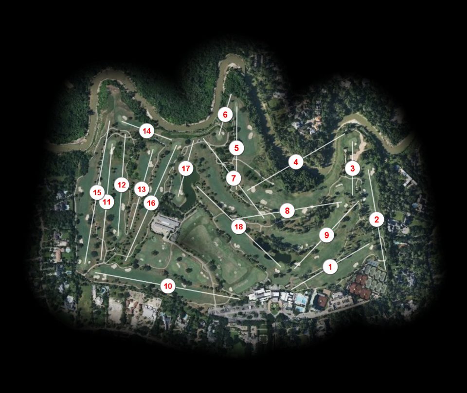 River Oaks Country Club course overview