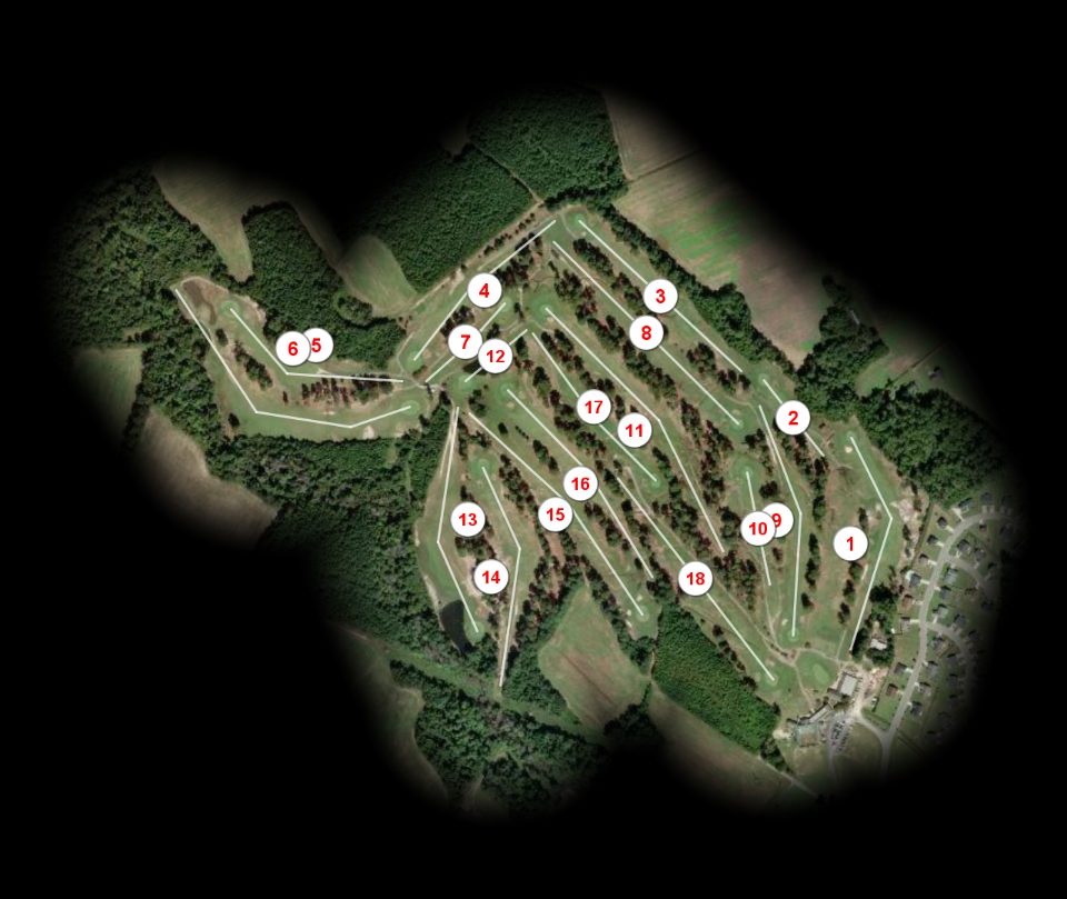 Pinecrest Country Club course overview