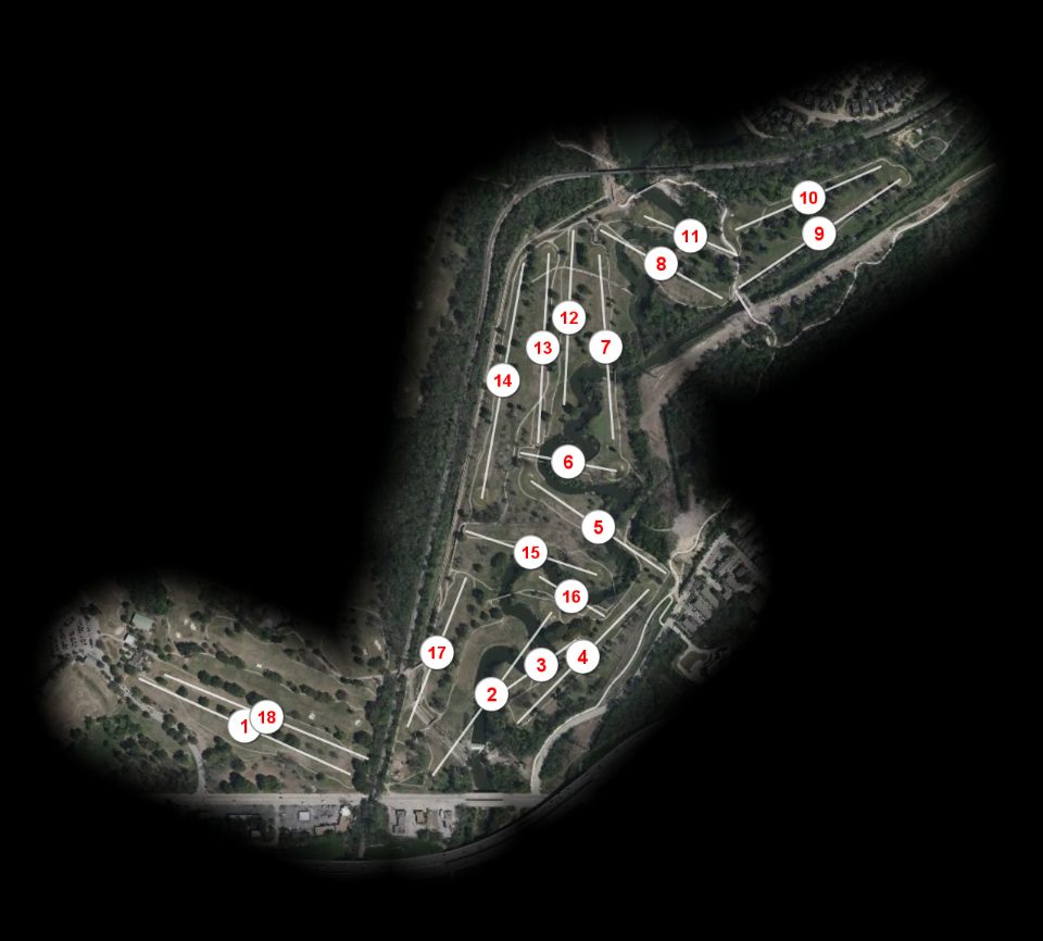Tenison Park Glen course overview