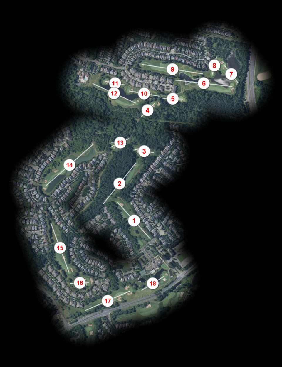 Dominion Valley Golf Club Regency Golf Course course overview