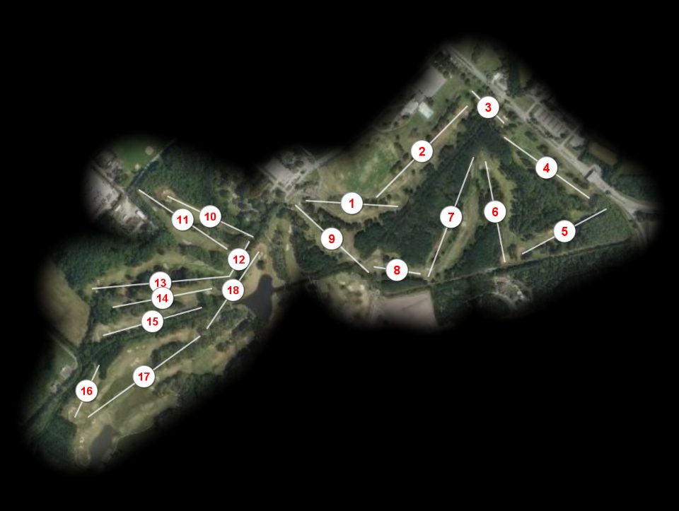 Aeropines Golf Club Tomcat course overview