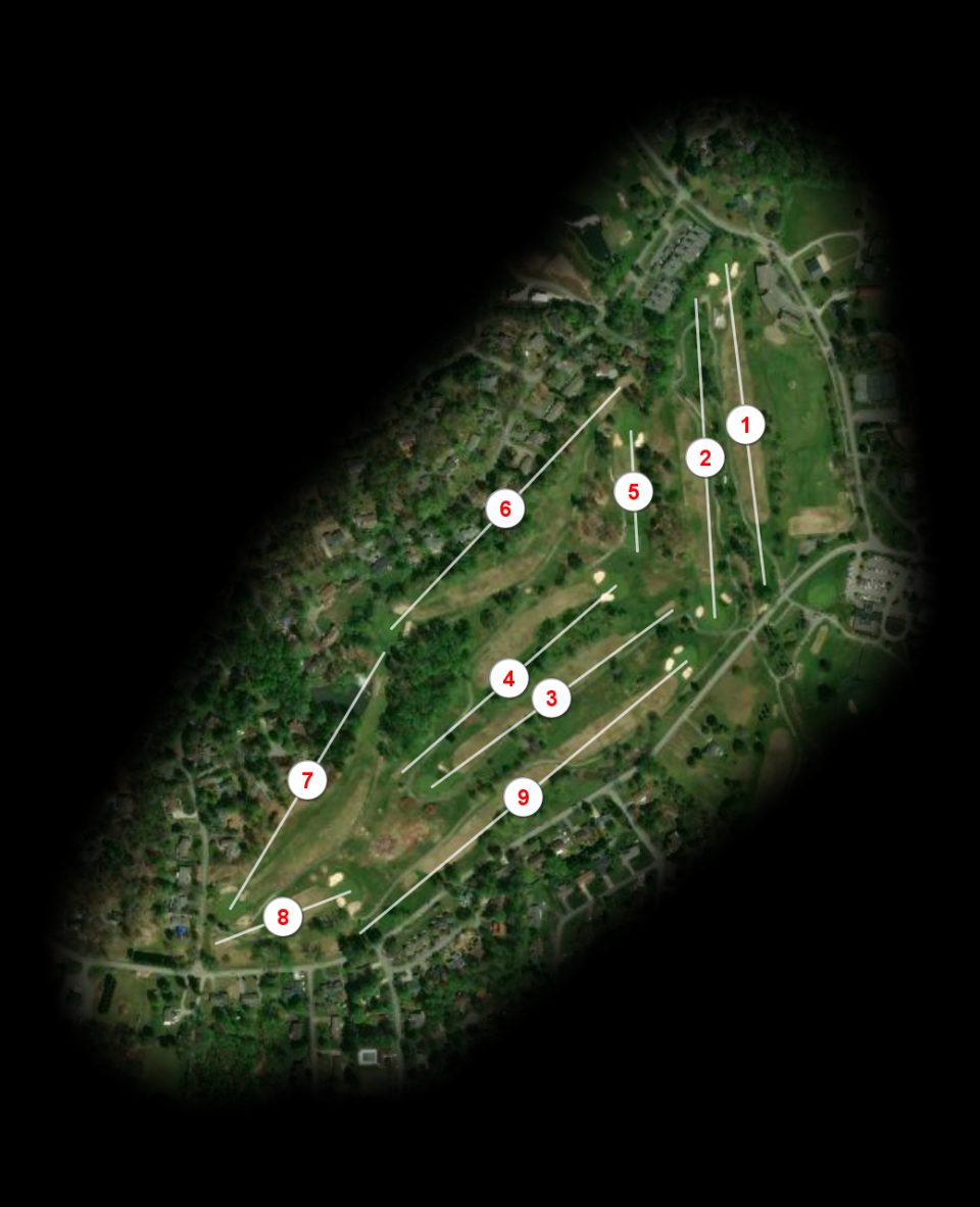 West nine at Etowah Valley Country Club