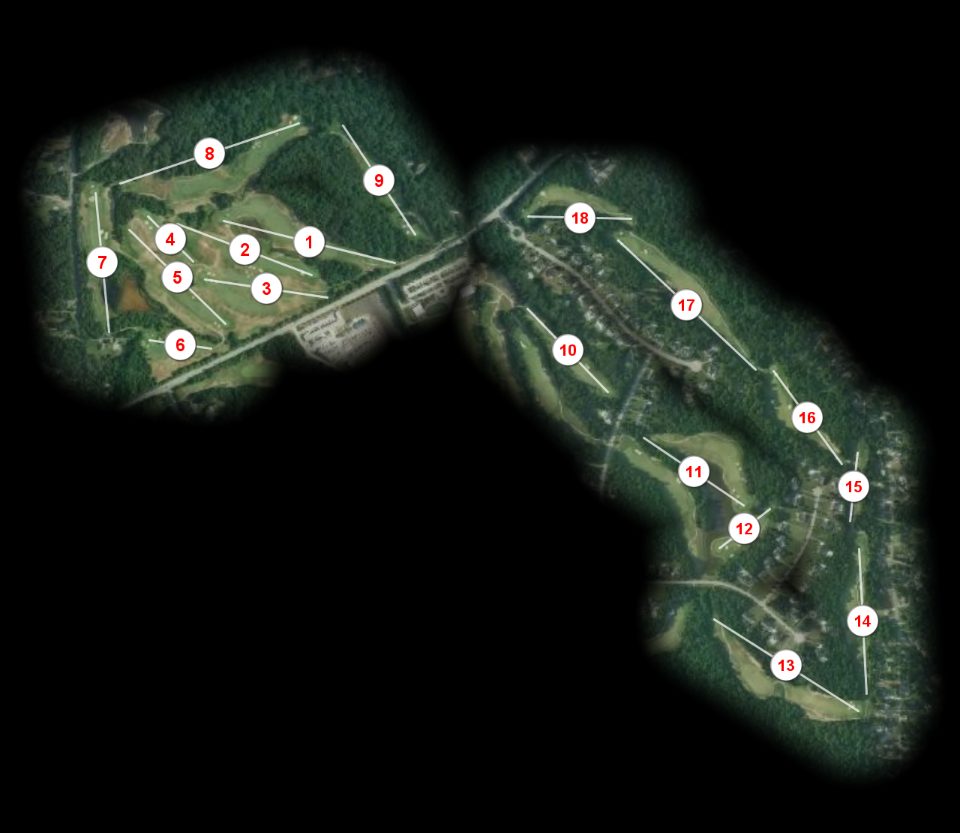 Compass Pointe Golf Courses North-East course overview