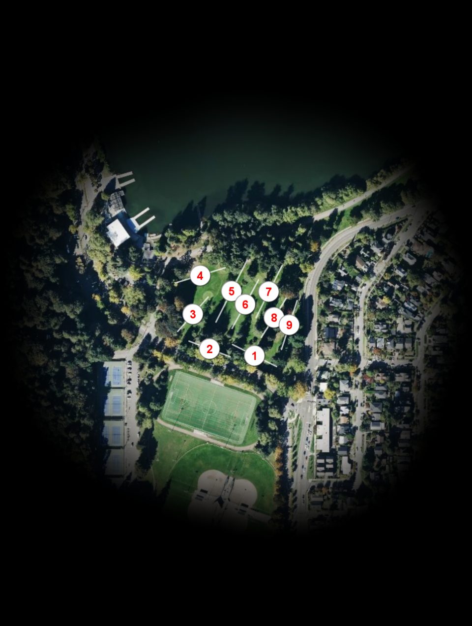 Green Lake Pitch & Putt Par 3 course overview